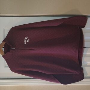 League 91 Quarter Zip Quilted Pullover Womens Minnesota Golden Gophers - XL